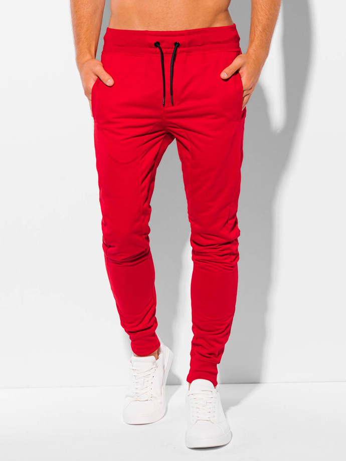 Men's sweatpants P989 - red