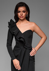 Evening dress LA-OM-DLR035 - black