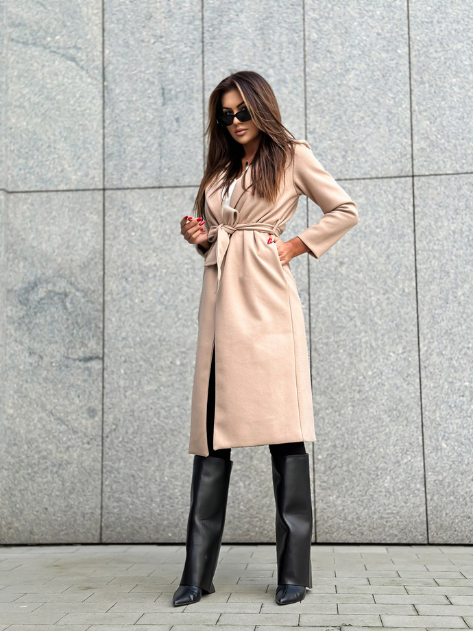 Women's coat CLR034 - beige