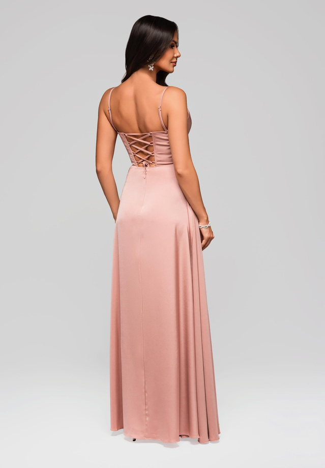 Evening dress LA-OM-DLR189 - old pink