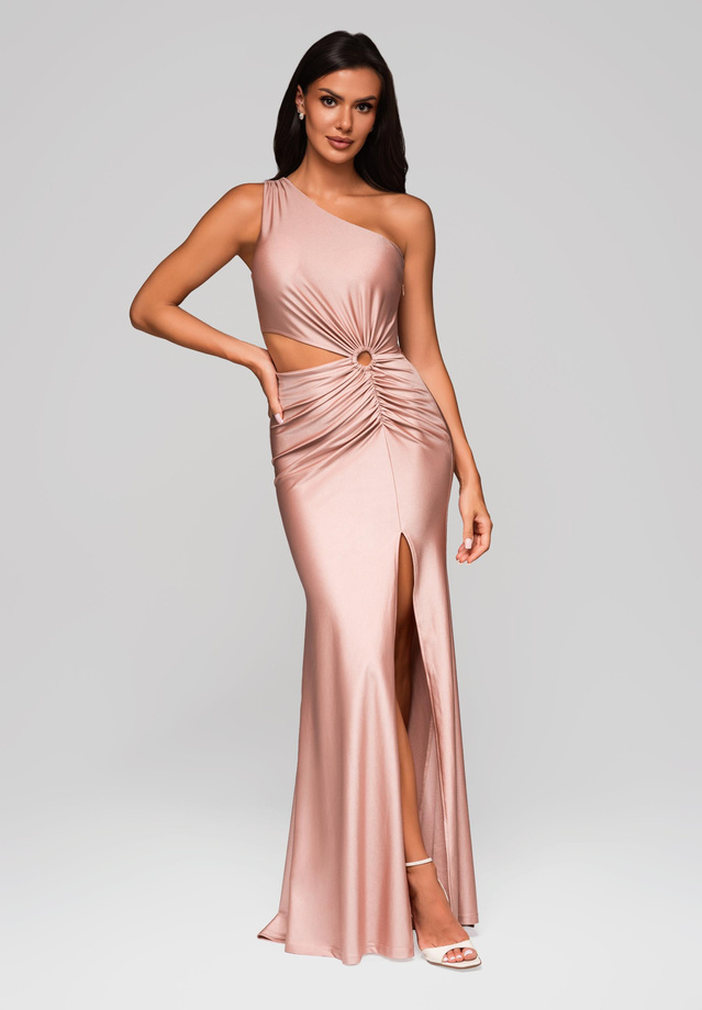 Evening dress LA-OM-DLR222 - pink