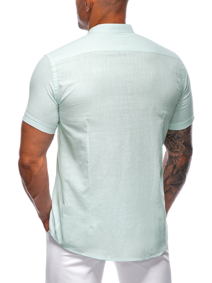 Men's short sleeve shirt K681 - mint