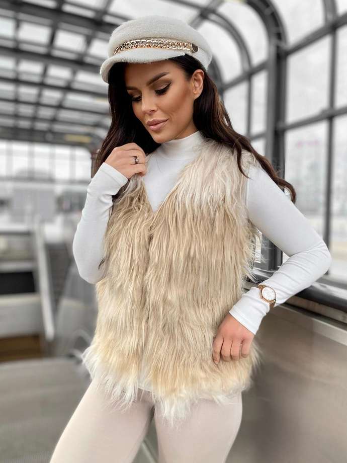 Women's vest VLR010 - beige