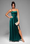 Evening dress LA-OM-DLR016 - bottle green