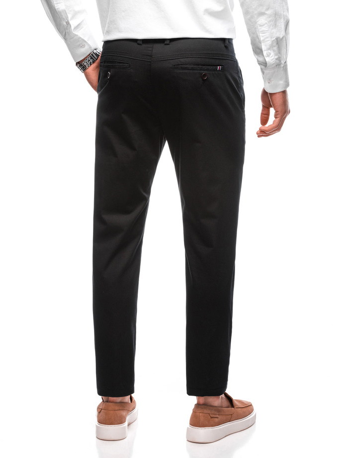 Men's pants chino P1475 - black