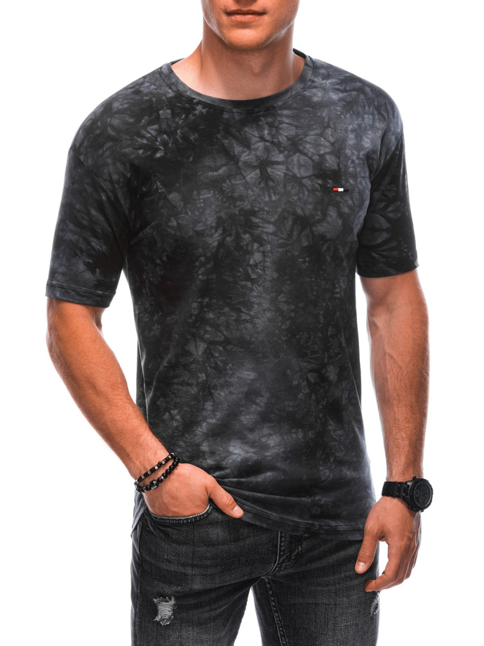 Men's printed t-shirt S1892 - graphite