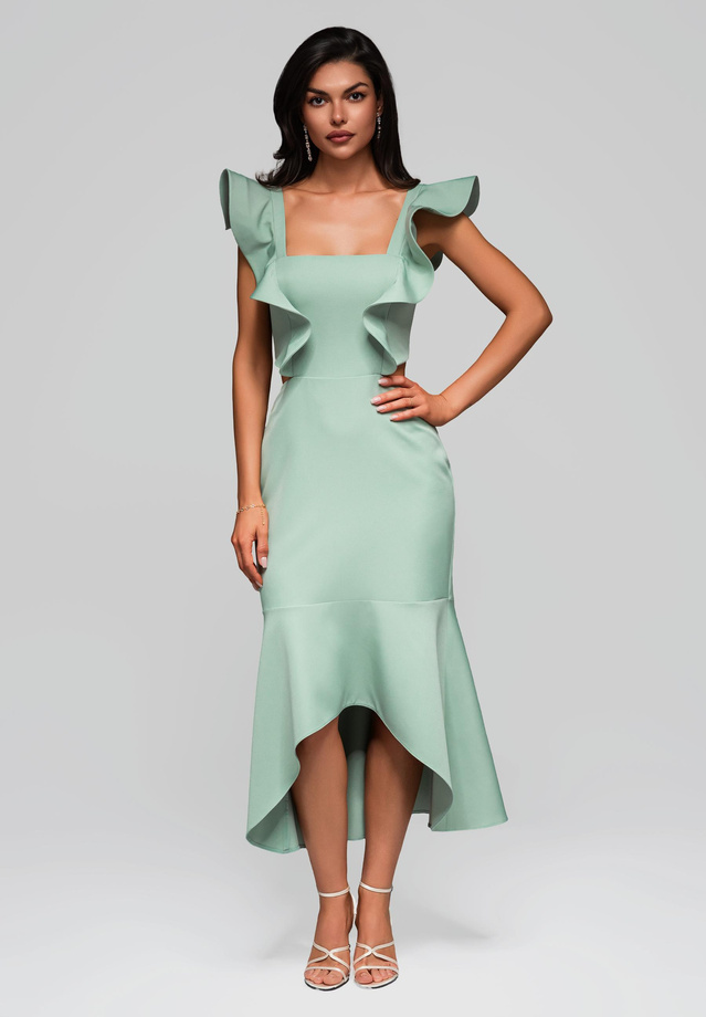 Evening dress LA-OM-DLR152 - sage