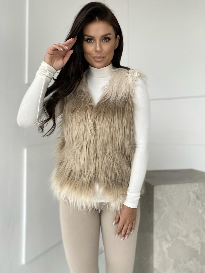 Women's vest VLR010 - beige