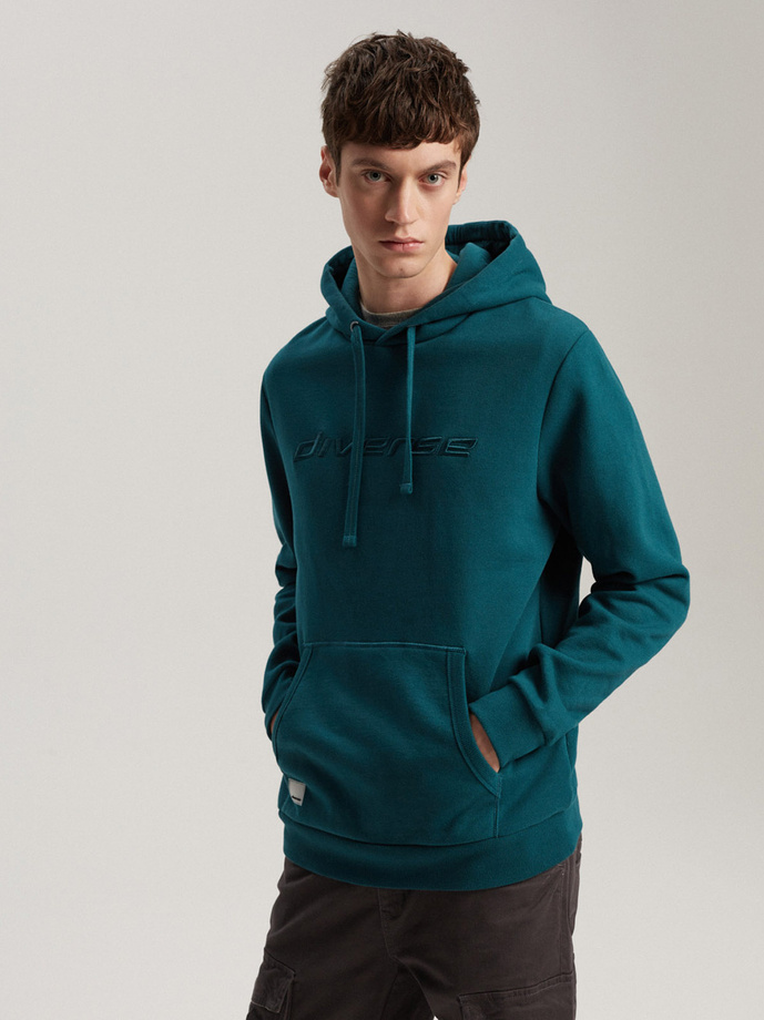 Men's sweatshirt REVEGAS 2 B1574 - turquoise