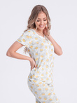 Women's pyjamas ULR266 - yellow