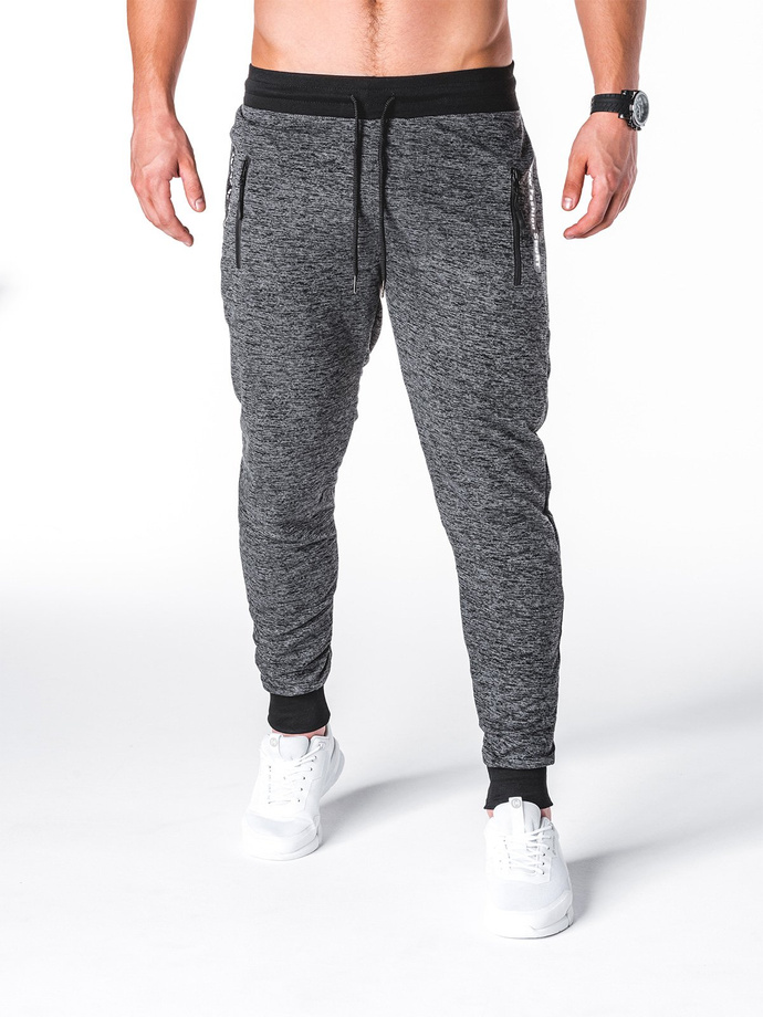 Men's sweatpants P688 - black