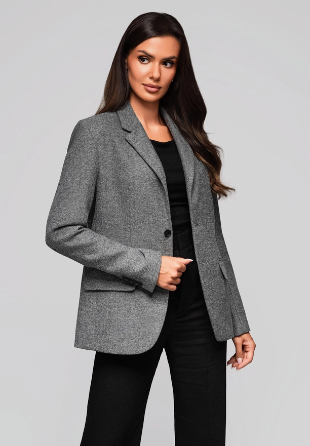 Women's jacket LW-BLZB-0101 v2 - grey