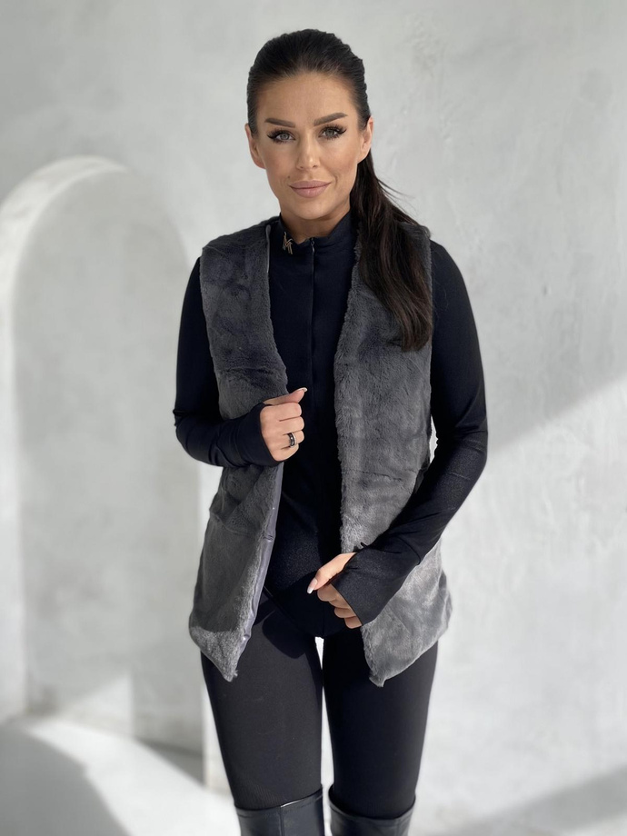 Women's vest VLR012 - anthracite