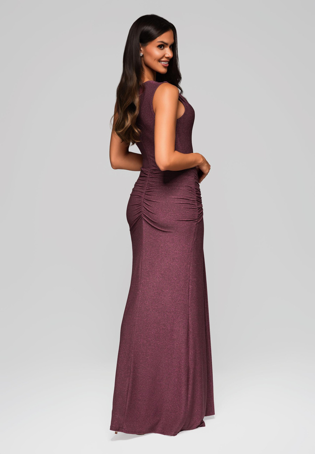 Evening dress LA-OM-DLR218 - purple