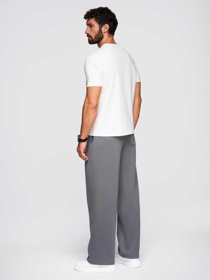 Koszulka męska COMFORT FIT z raglanowym rękawem – off-white V1 OM-TSCT-0240