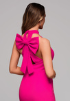 Evening dress LA-OM-DLR101 - fuchsia