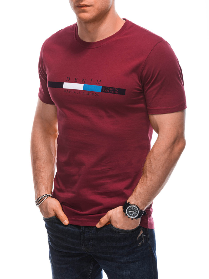 Men's t-shirt S1919 - red