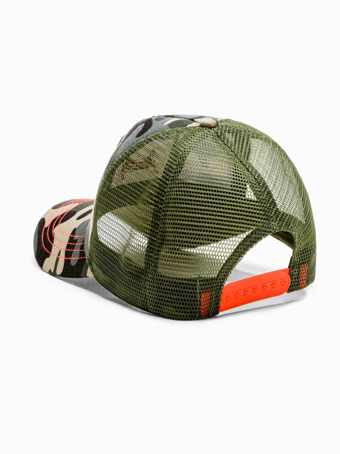 Men's cap H127 - green