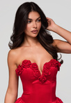 Evening dress LA-OM-DLR242 - red