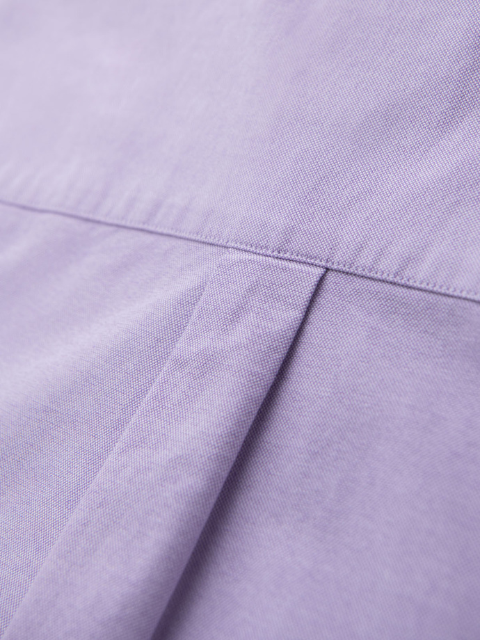 Men's cotton pastel oxford shirt - lavender V2 OM-SHOS-0183