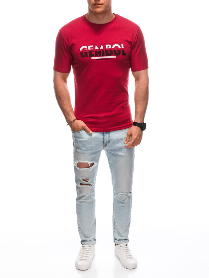 Men's t-shirt S1921 - red