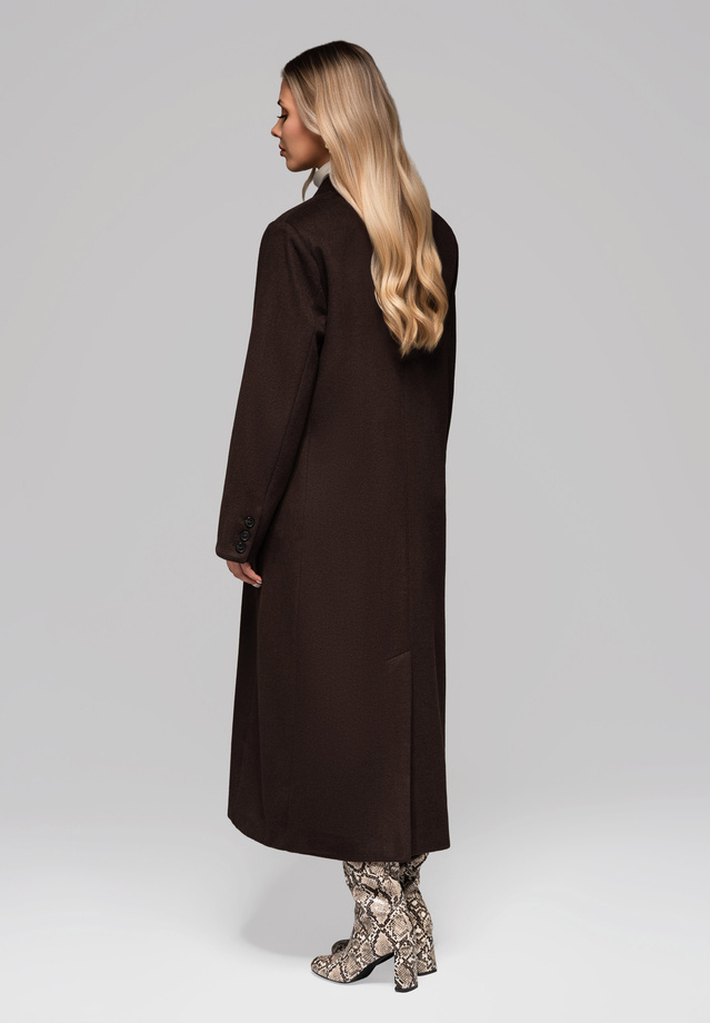 Men's minimalist coat with detachable vest - beige V1 OM-COLC-0139