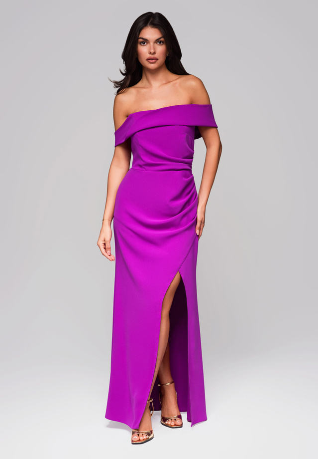 Evening dress LA-OM-DLR232 violet