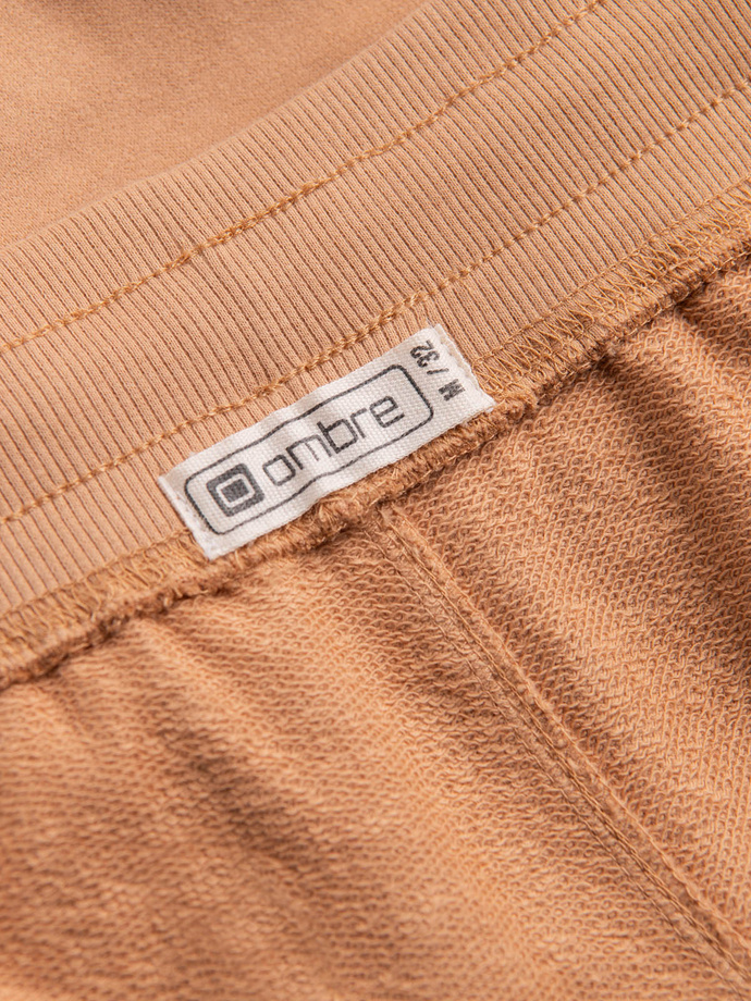 Men's sweatpants - camel P946
