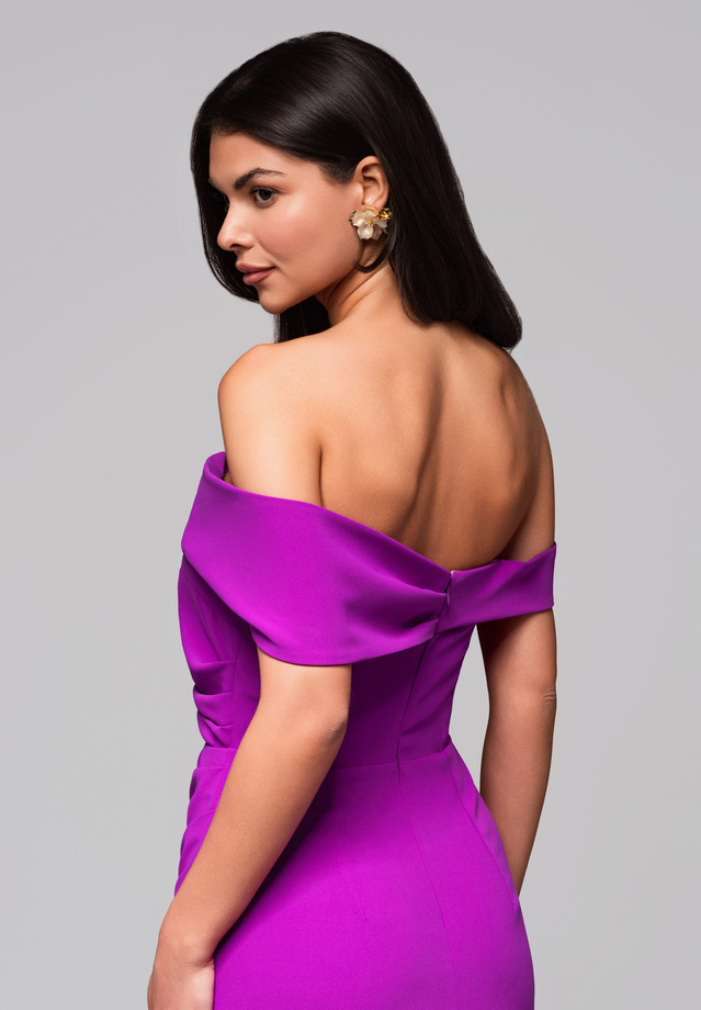 Evening dress LA-OM-DLR232 violet