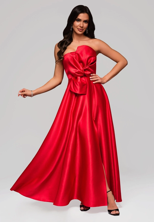 Evening dress LA-OM-DLR004 Regular Fit red