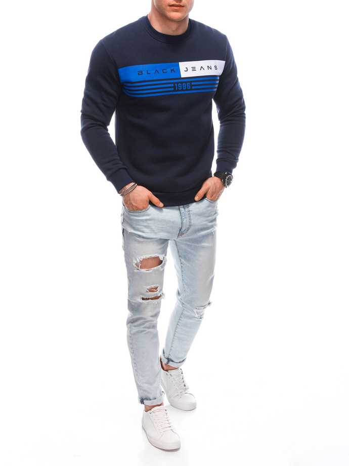 Men's sweatshirt B1661 - navy