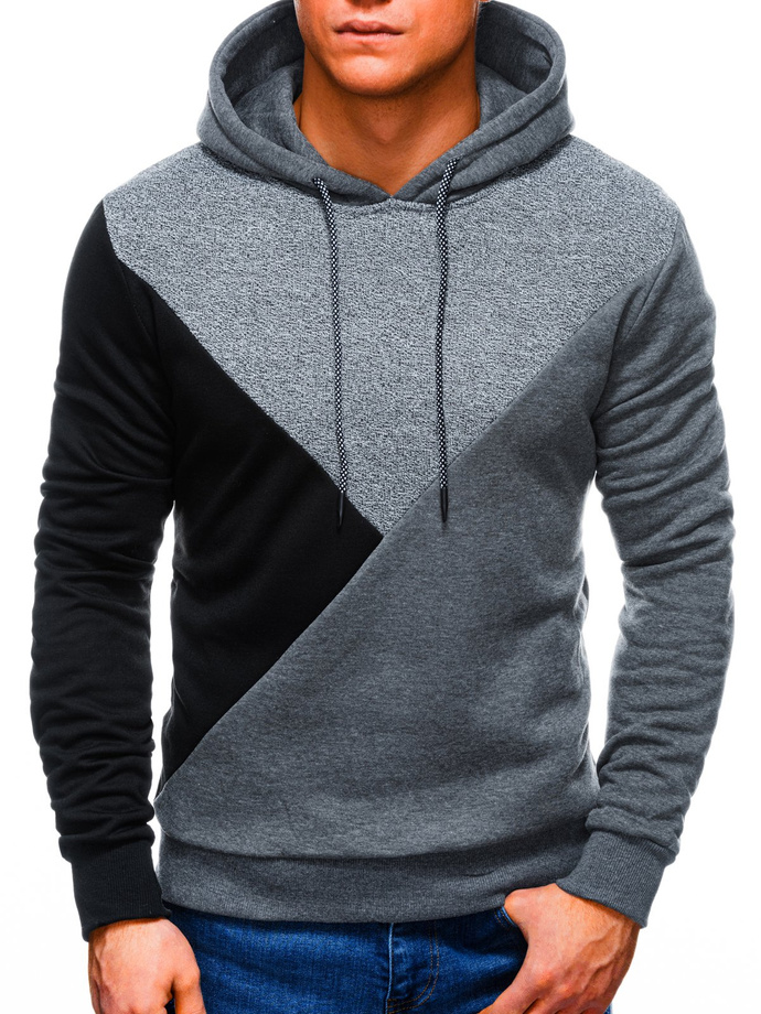 Men's hoodie B1177 - dark grey