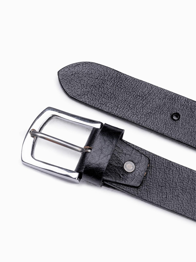 Men's leather accessories set - black A654