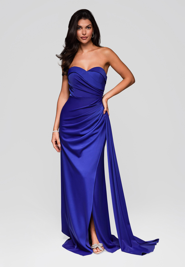Evening dress LA-OM-DLR237 blue