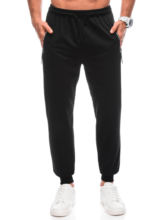 Men's sweatpants P1429 - black