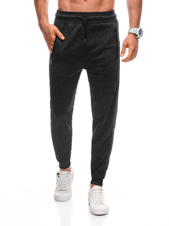 Men's sweatpants P1393 - dark grey