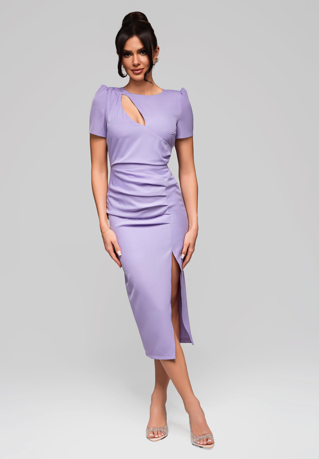 Evening dress LA-OM-DLR150 Regular Fit purple