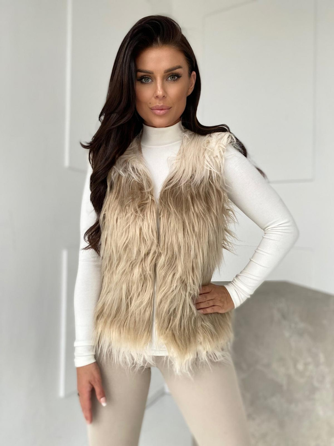 Women's vest VLR010 - beige