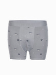 Men's boxer shorts U473 - grey