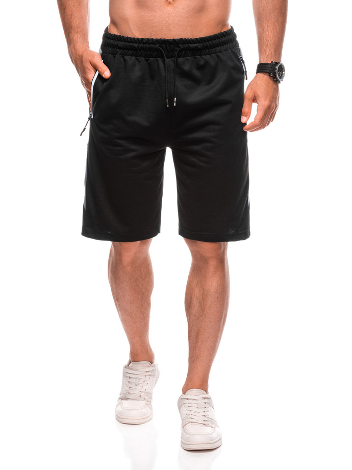 Men's short sweat shorts 520W - black