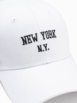 Men's baseball cap H172 - white
