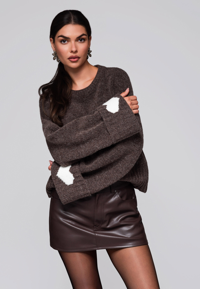 Women's sweater LW-SWSW-0100 - mocha