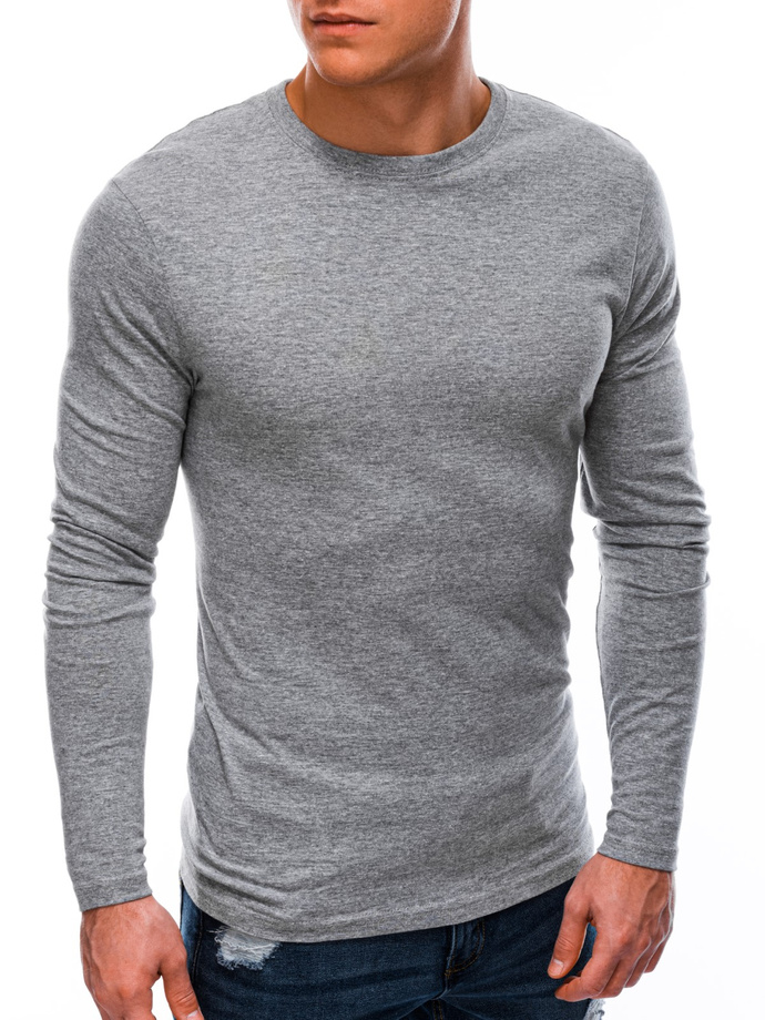 Men's plain longsleeve L59 - grey