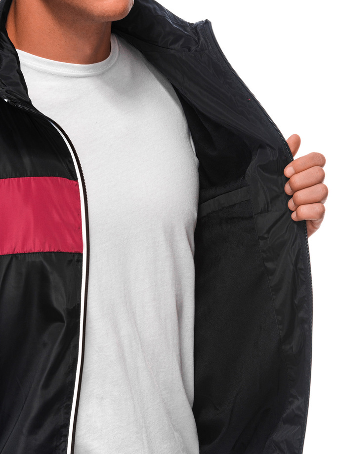 Men's mid-season jacket C628 - black