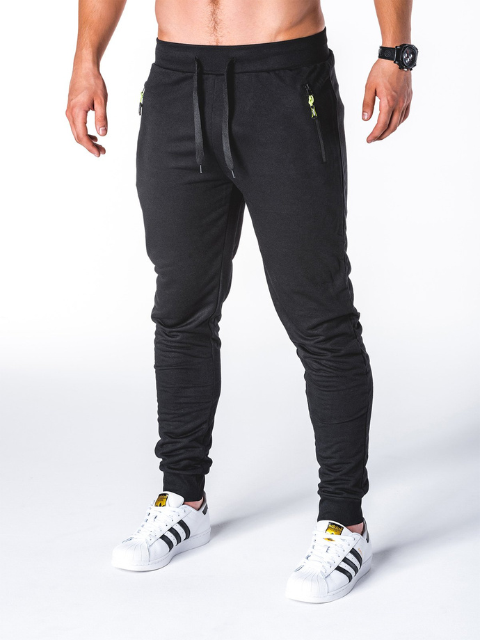 Men's sweatpants P703 - black