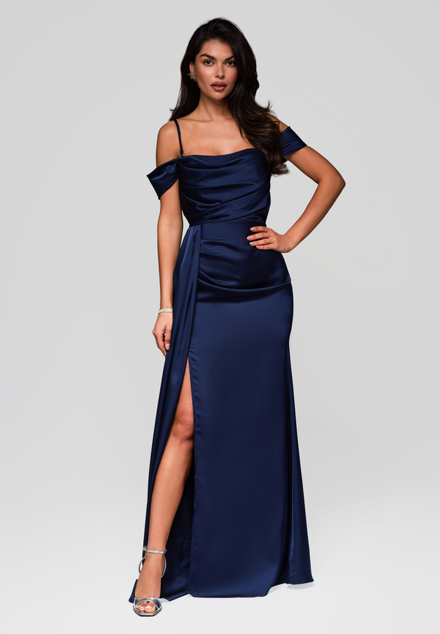 Evening dress LA-OM-DLR188 - navy
