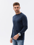 Men's plain longsleeve - navy L138