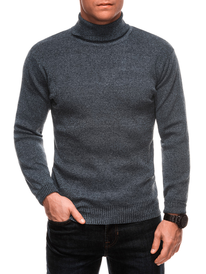 Men's turtleneck sweater E250 - gray