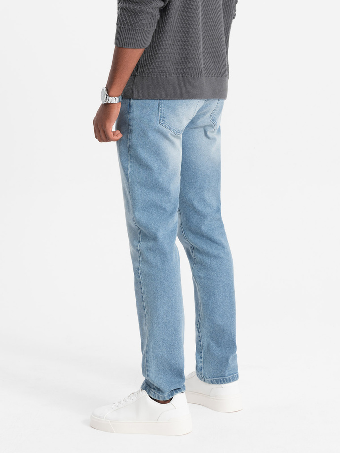 Men's STRAIGHT LEG denim pants - light blue V2 OM-PADP-0133