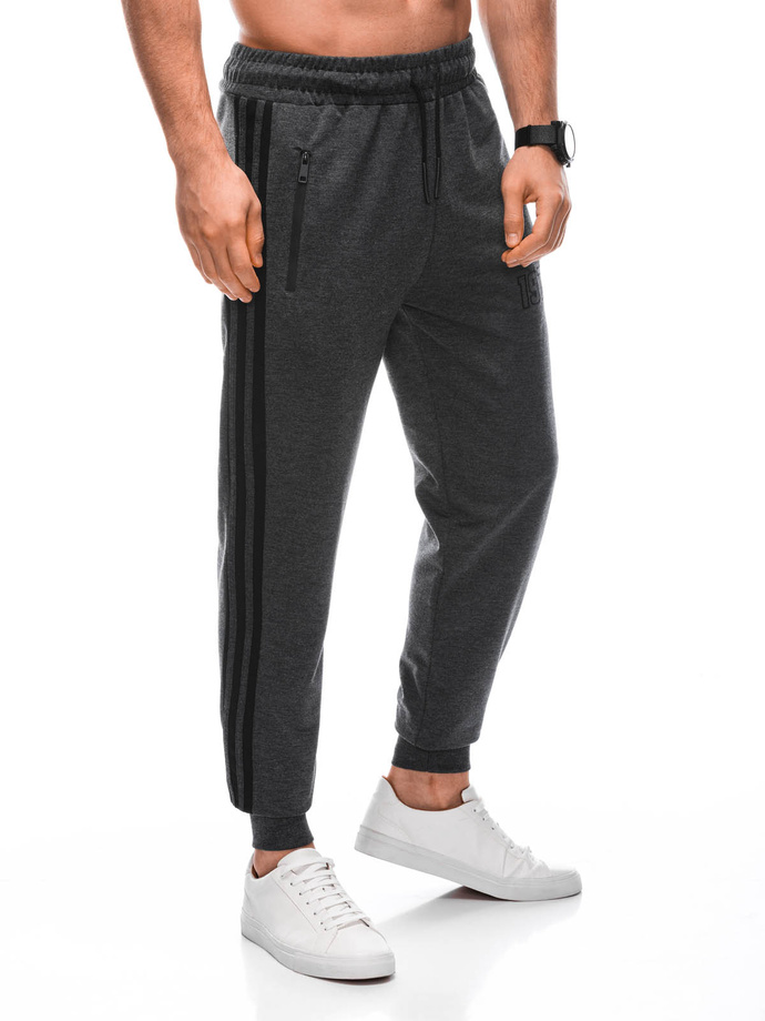 Men's sweatpants P1414 - dark grey